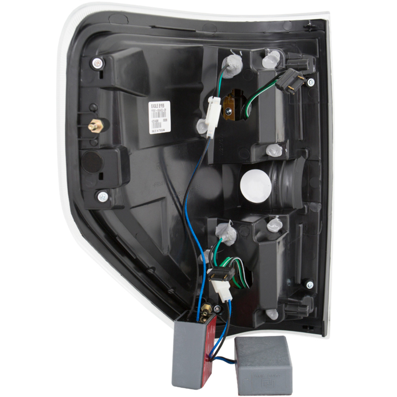 ANZO 2009-2013 Ford F-150 LED Taillights Black - 311257