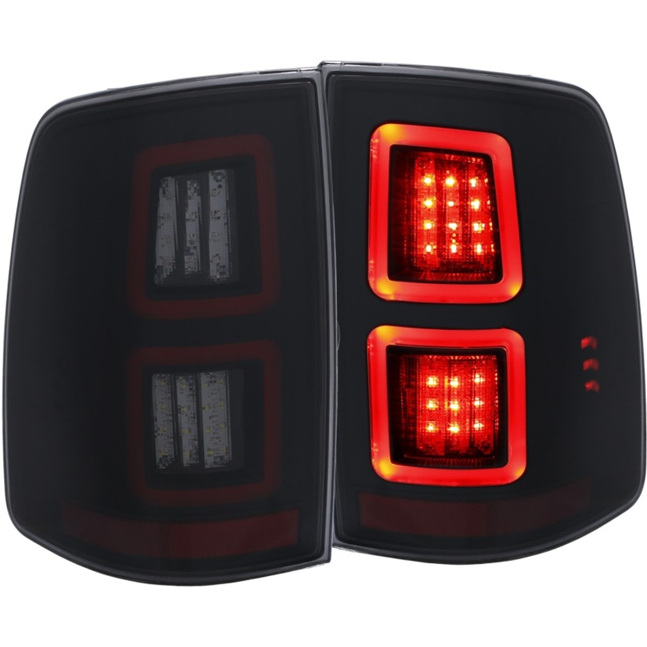 ANZO LED Smoke 13-17 Dodge Ram 1500/2500/3500 LED Taillights Smoke - 311274
