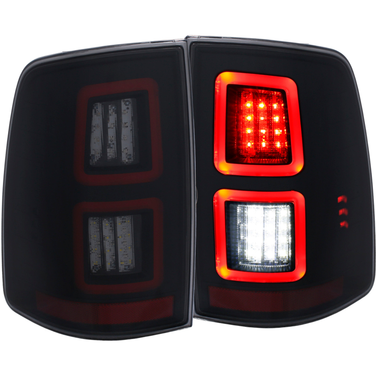 ANZO LED Smoke 13-17 Dodge Ram 1500/2500/3500 LED Taillights Smoke - 311274