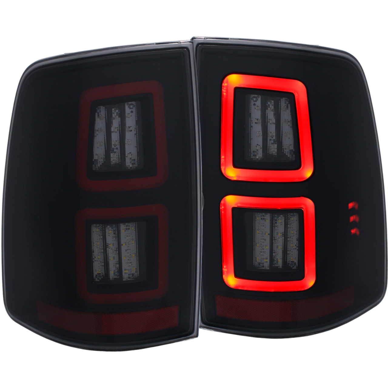 ANZO LED Smoke 13-17 Dodge Ram 1500/2500/3500 LED Taillights Smoke - 311274
