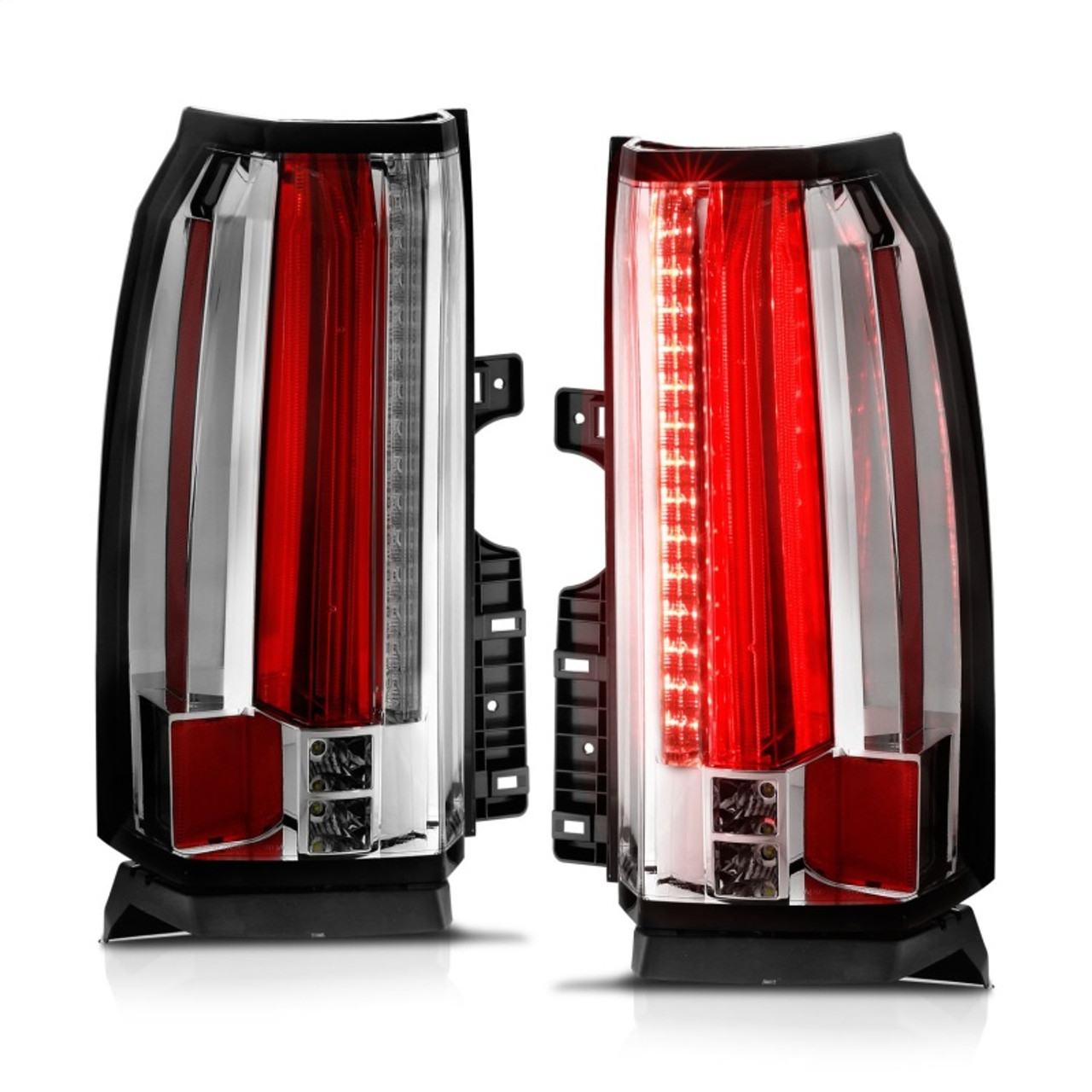 ANZO 2015-2017 Chevrolet Suburban/Tahoe LED Taillights Chrome - 311280