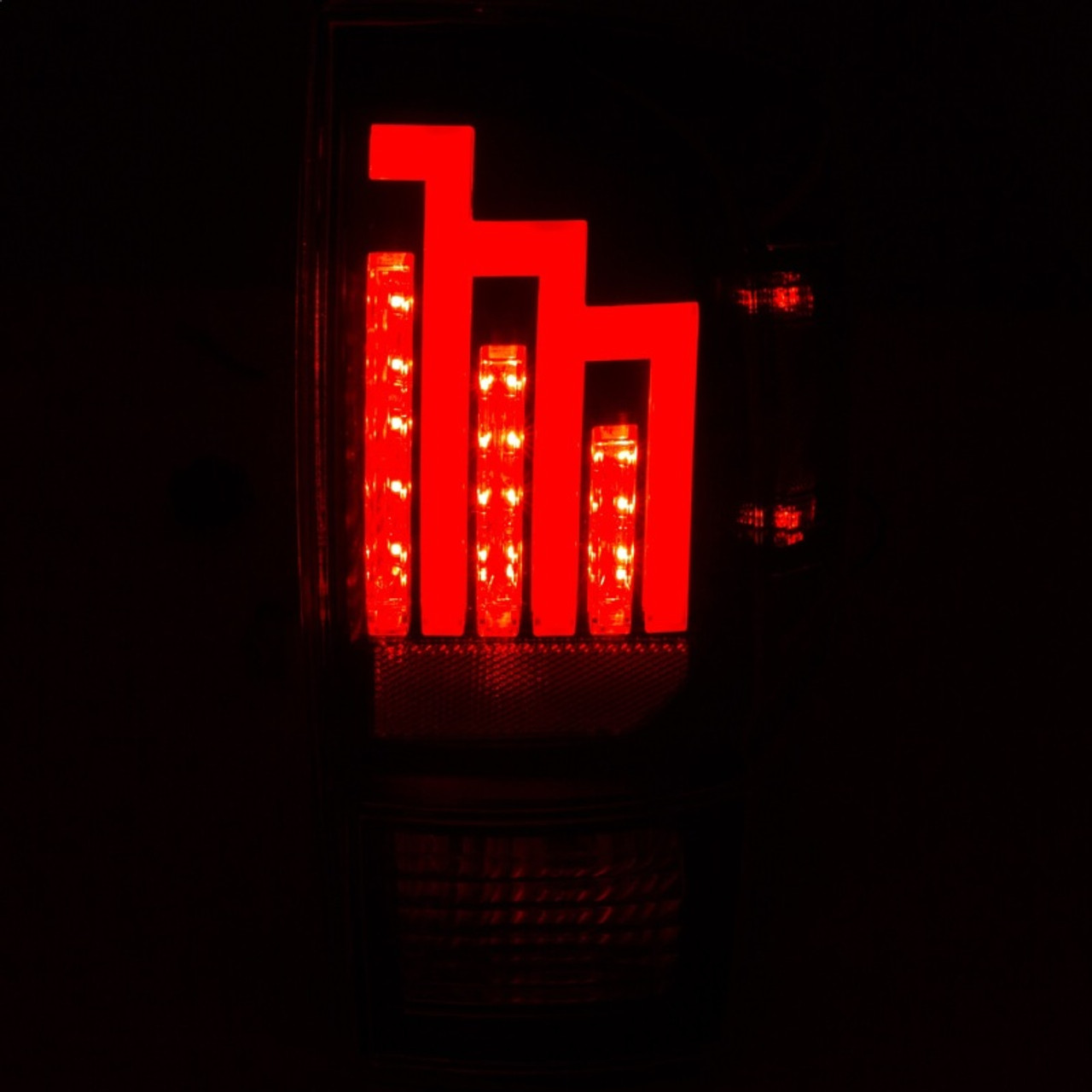 ANZO 2016-2017 Toyota Tacoma LED Taillights Black - 311281