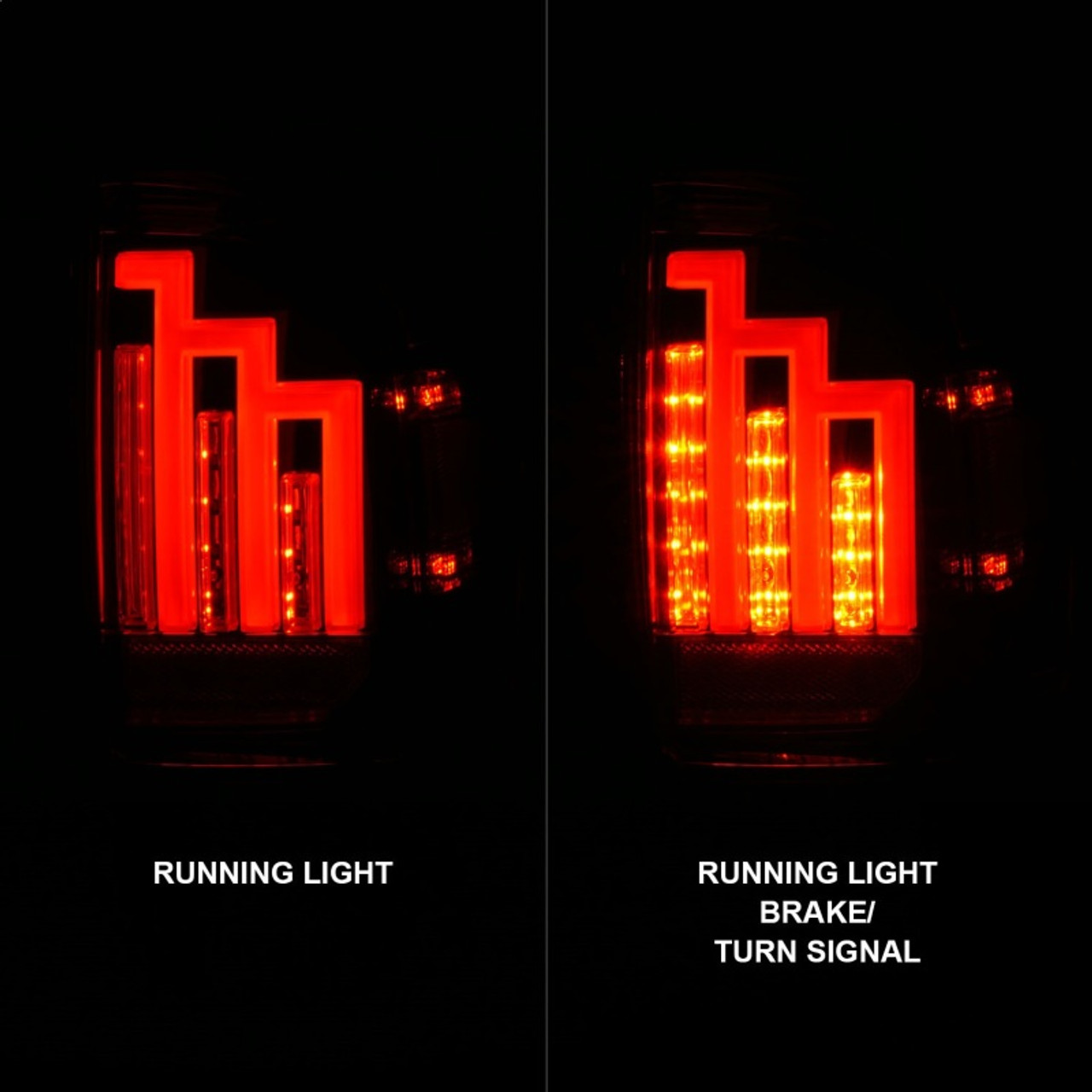 ANZO 2016-2017 Toyota Tacoma LED Taillights Smoke - 311282