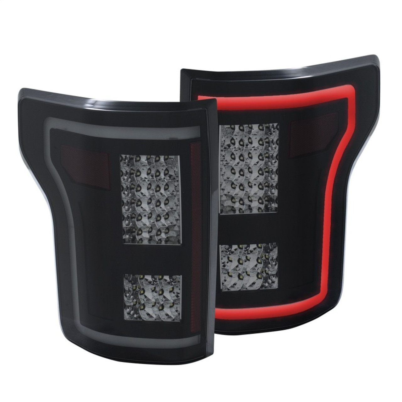 ANZO 2015-2017 Ford F-150 LED Taillights Smoke - 311286
