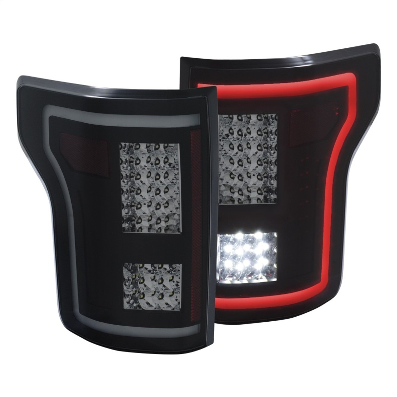 ANZO 2015-2017 Ford F-150 LED Taillights Smoke - 311286