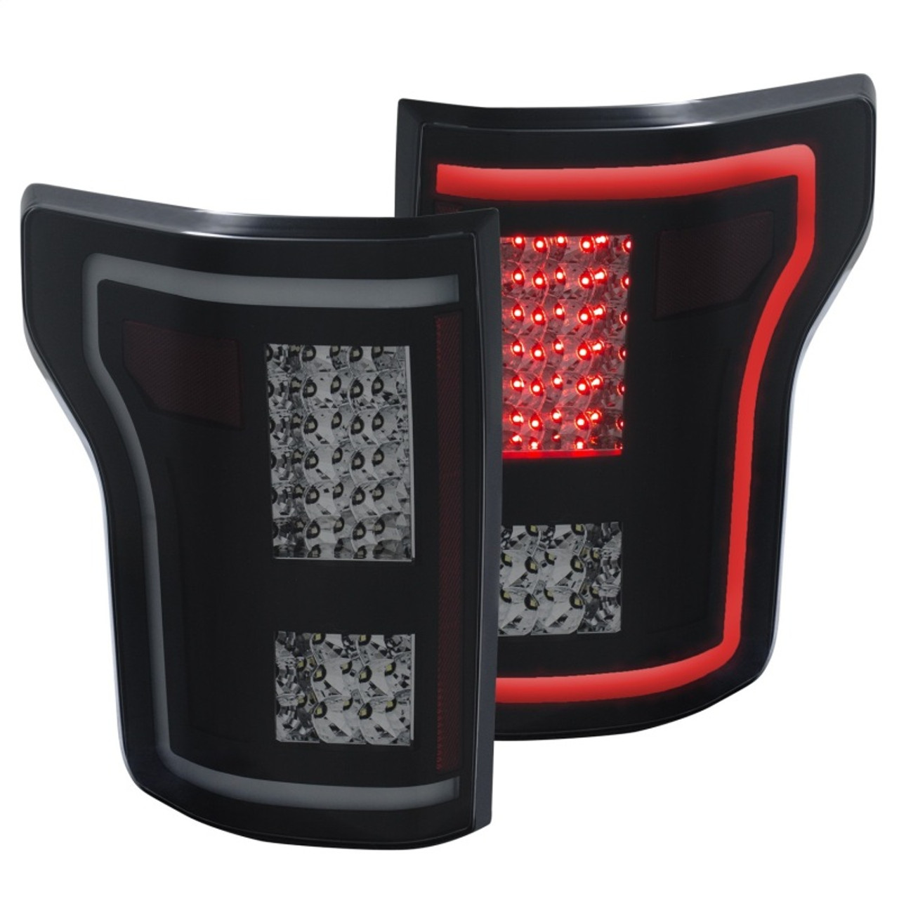 ANZO 2015-2017 Ford F-150 LED Taillights Smoke - 311286