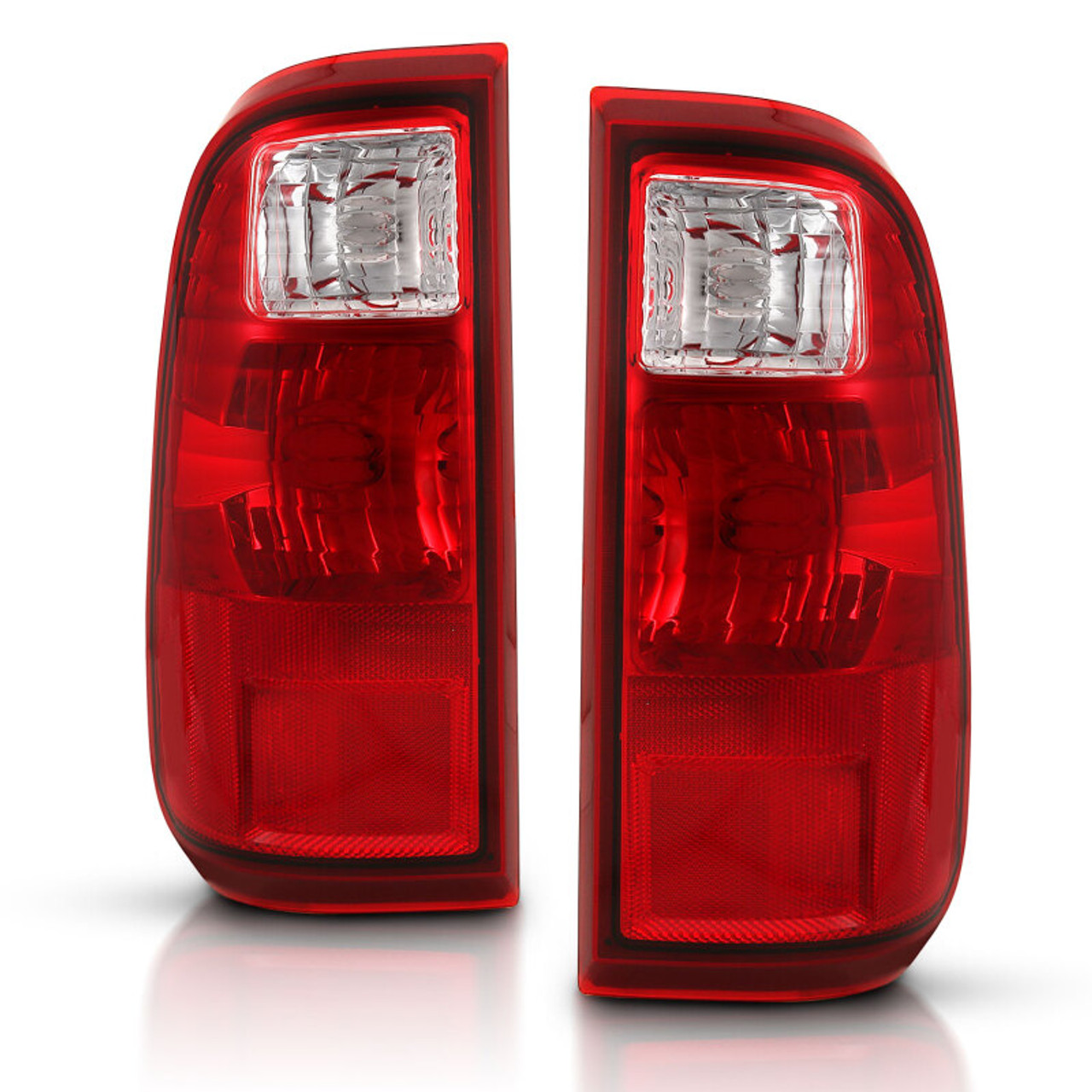 ANZO 2008-2016 Ford F-250 Taillight Red/Clear Lens (OE Replacement) - 311305