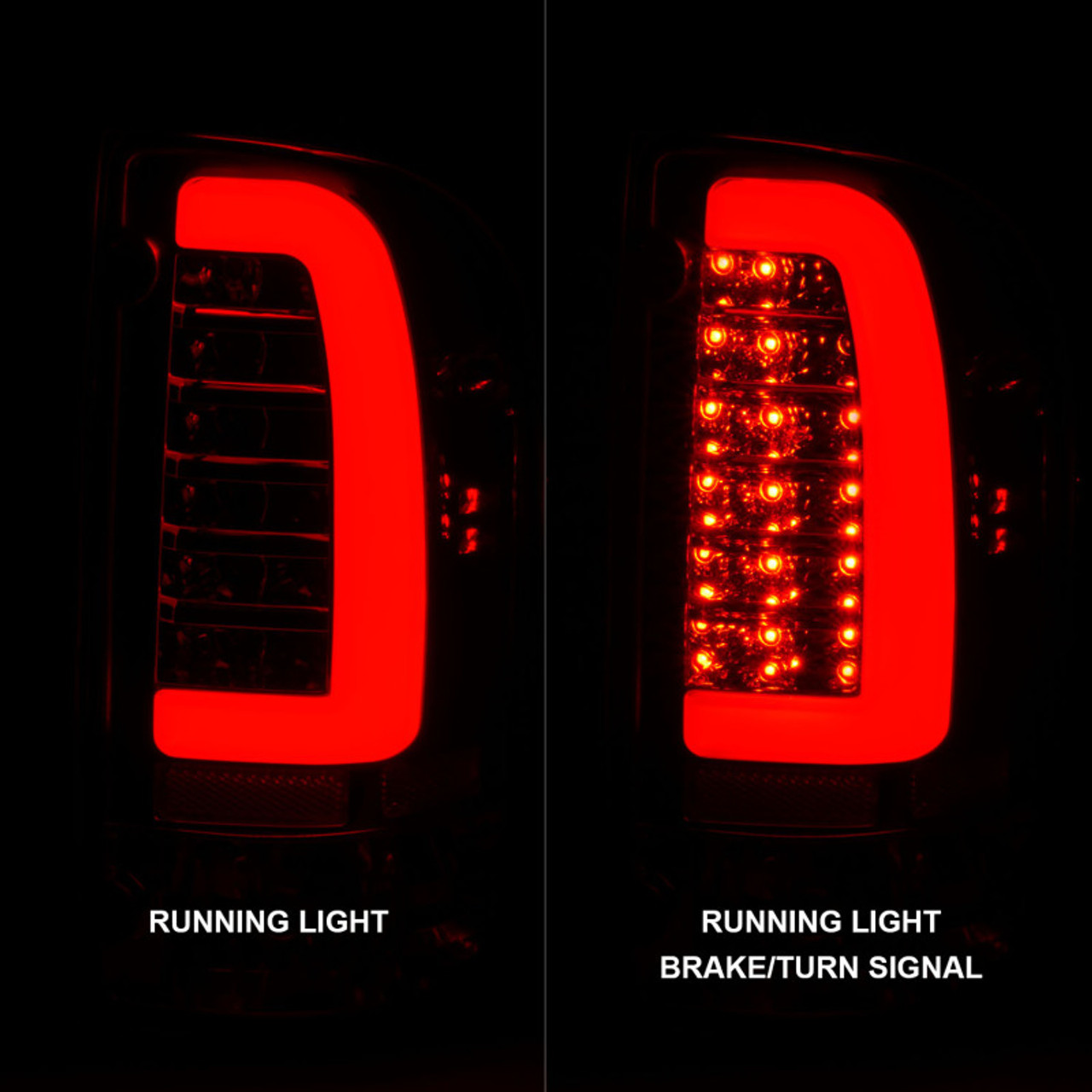 ANZO 95-00 Toyota Tacoma LED Taillights Chrome Housing Clear Lens (Pair) - 311355