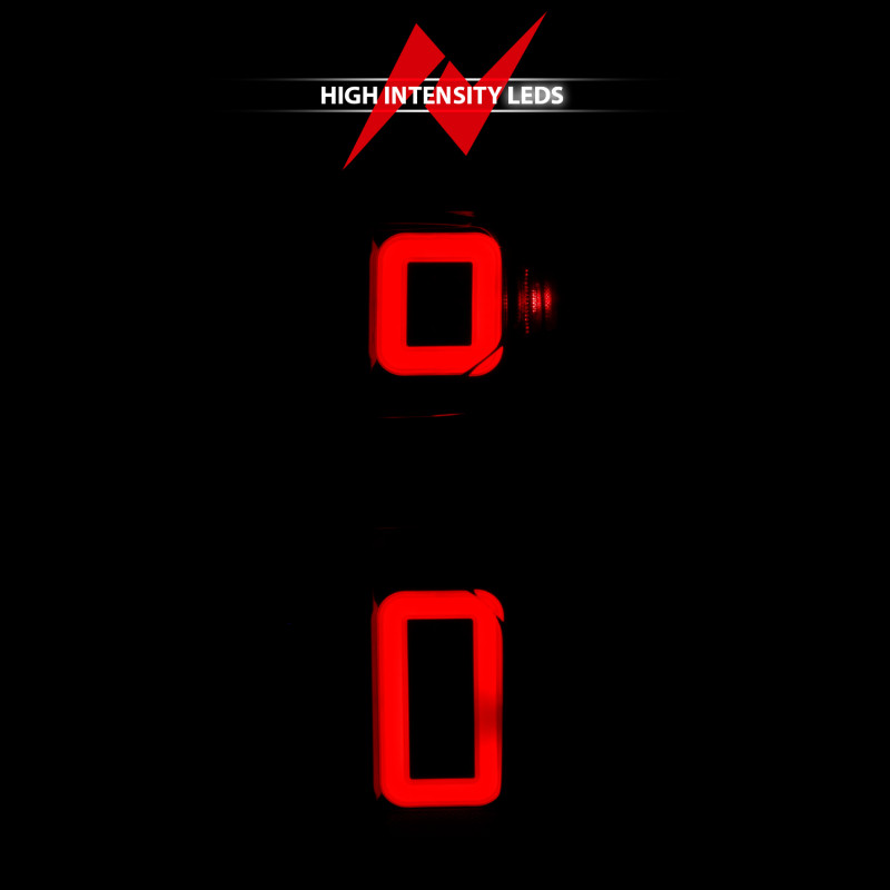 Anzo 19-21 Chevy Silverado Full LED Tailights Black Housing Smoke Lens G2 (w/C Light Bars) - 311415