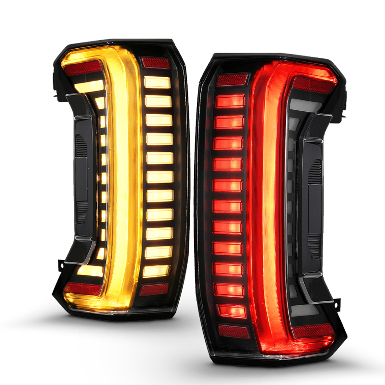 ANZO 22-24 Toyota Tundra (Does Not Fit LED Seq. Models) Z-Series Full LED Tail Lights - Pair - 311454X