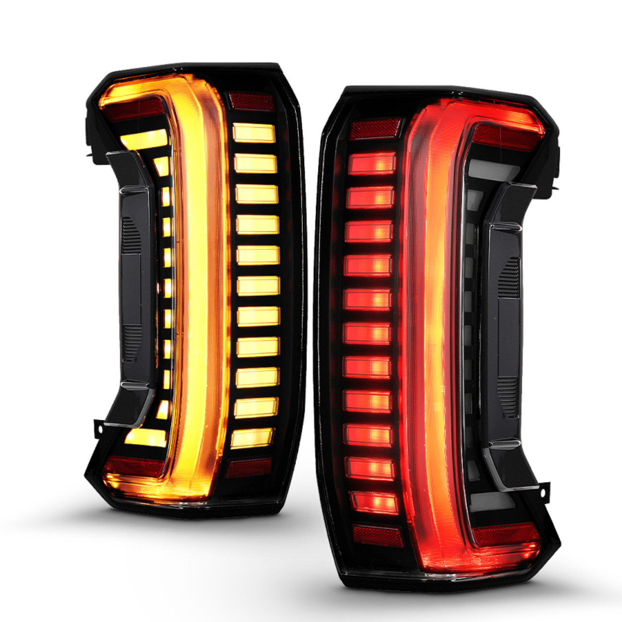 ANZO 22-24 Toyota Tundra Z-Series Full LED Tail Lights Smoke Lens Init/SeqSig- Pair - 311455X