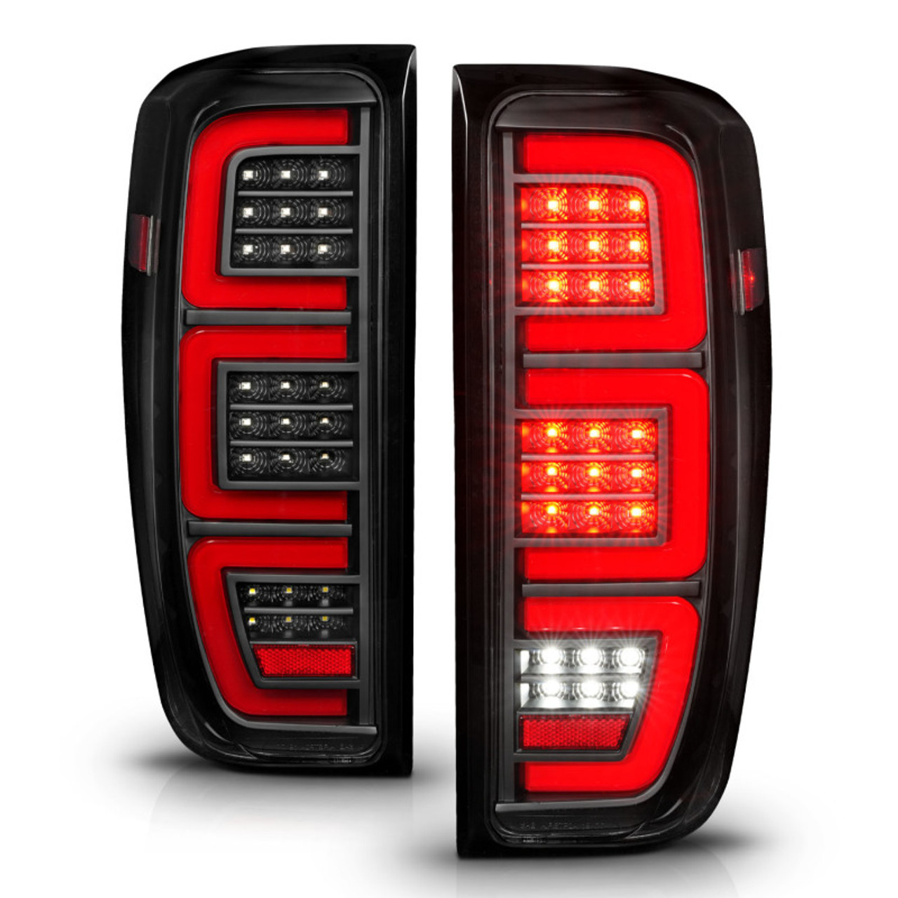 Anzo 19-23 GMC Sierra 1500/2500HD/3500HD Black Replacement Full LED Bar Tail Light - 311459