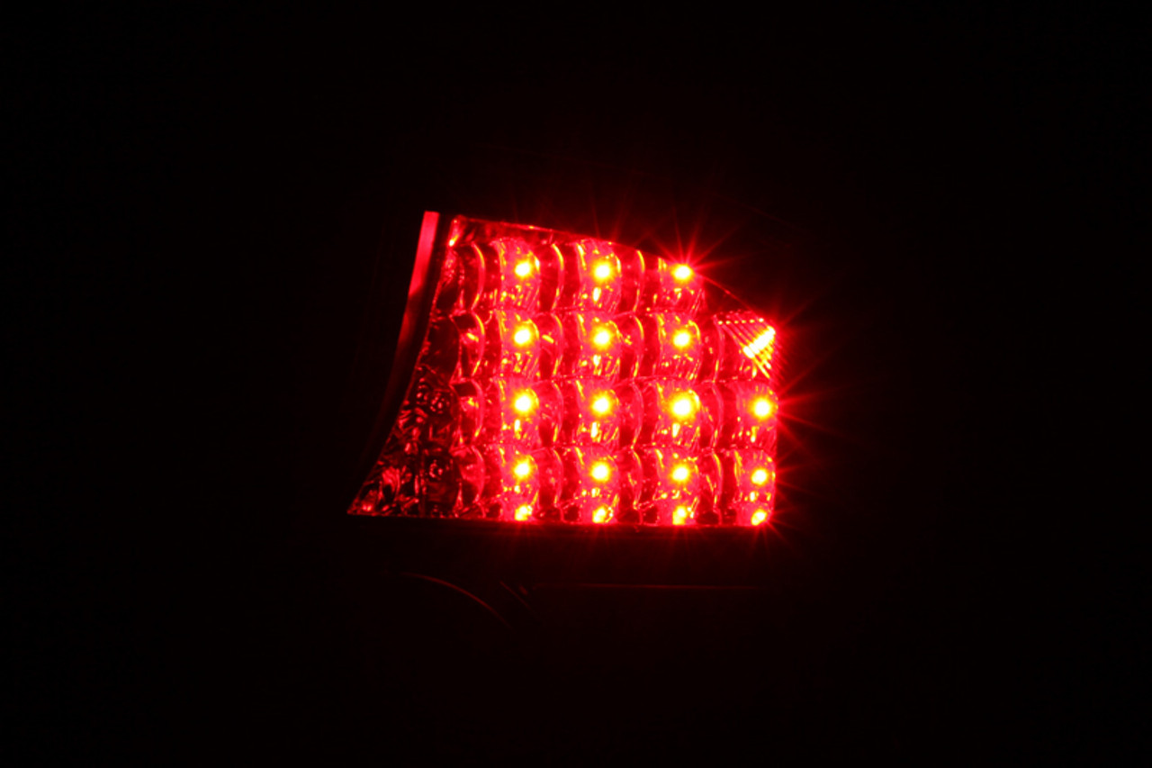 ANZO 2004-2005 Honda Civic LED Taillights Black - 321035