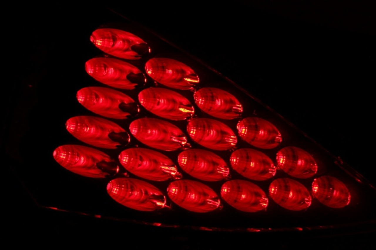 ANZO 2003-2005 Nissan 350Z LED Taillights Smoke - 321254