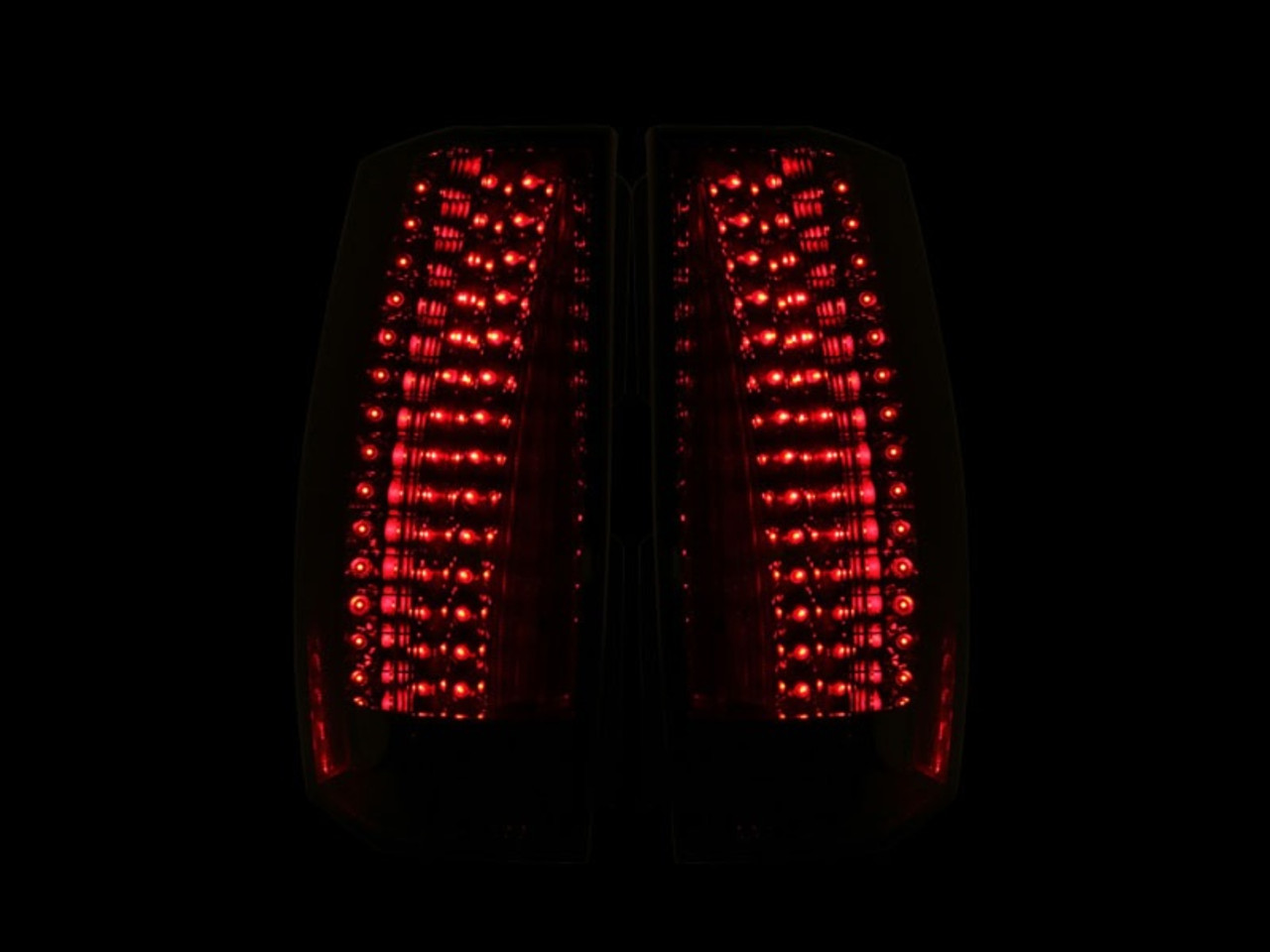 ANZO 2007-2011 Cadillac Escalade LED Taillights Chrome - 321287
