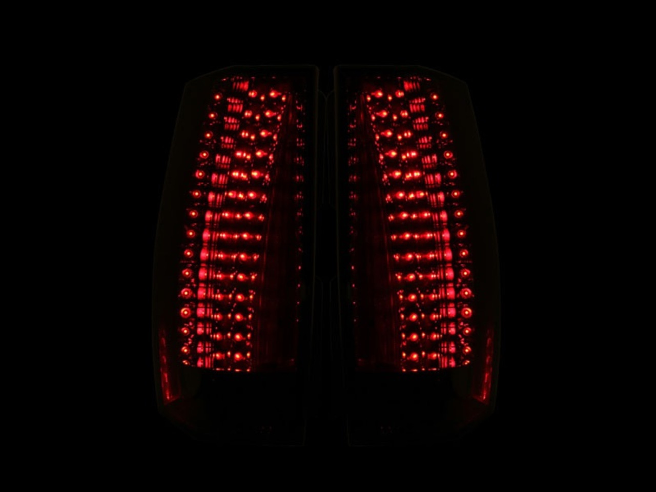ANZO 2007-2011 Cadillac Escalade LED Taillights Chrome - 321287