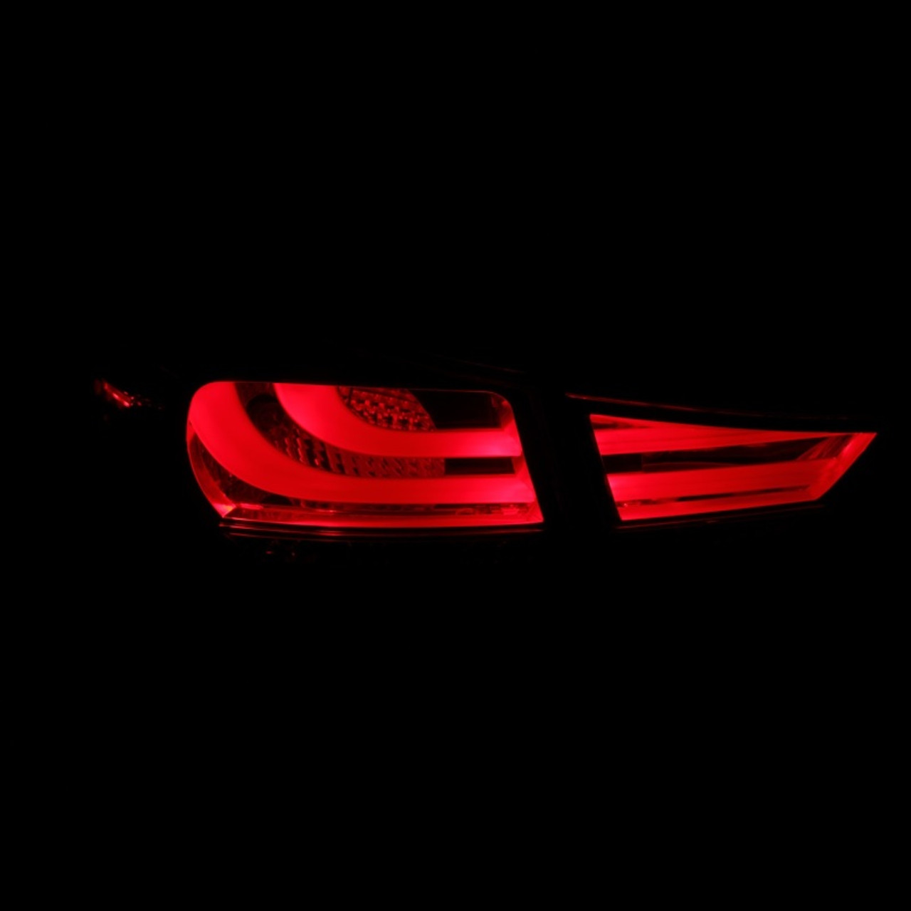 ANZO 2011-2013 Hyundai Elantra LED Taillights Smoke 4pc - 321297