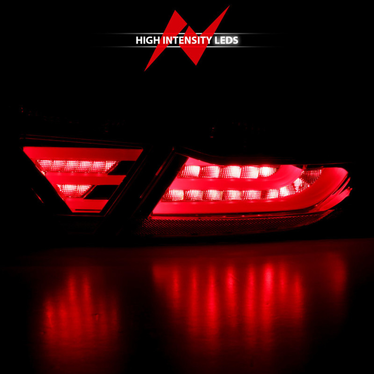 ANZO 2015-2016 Toyota Camry LED Taillights Smoke - 321336