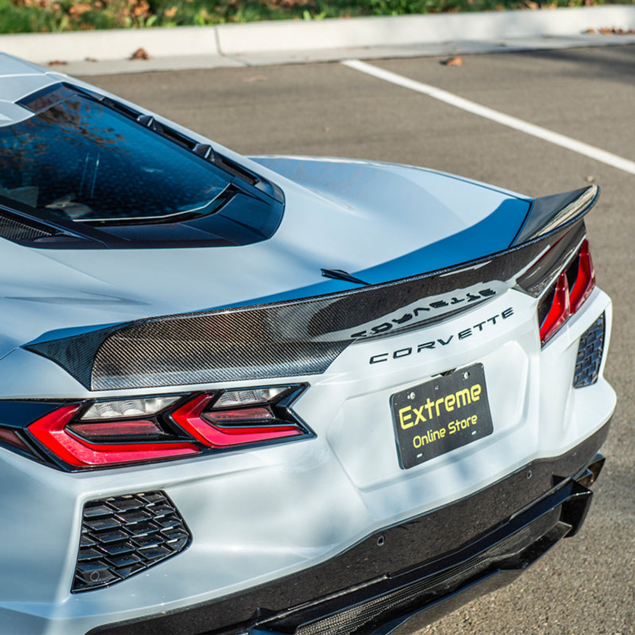 EOS Ducktail Rear Spoiler - Carbon Fiber - C8 Corvette