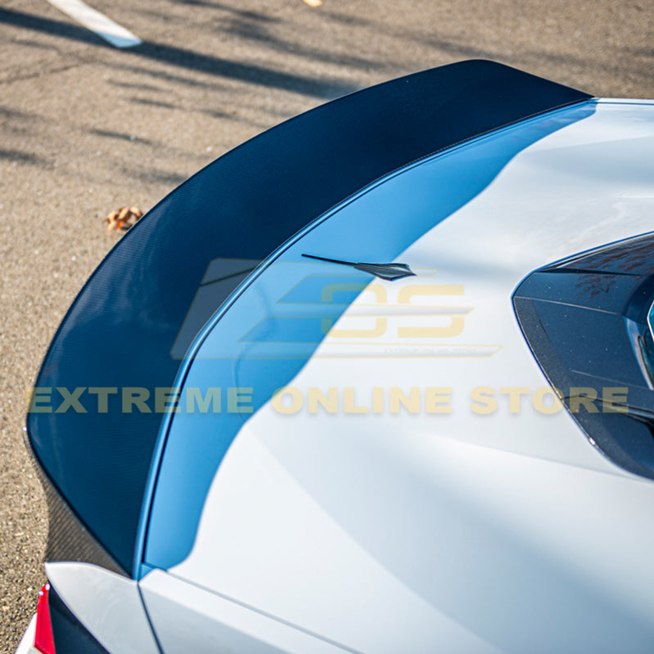 EOS Ducktail Rear Spoiler - Carbon Fiber - C8 Corvette