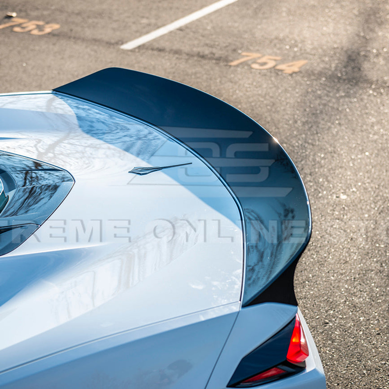 EOS Ducktail Rear Spoiler - Gloss Black - C8 Corvette (SPOILER-380-V2-ABS) EOS Ducktail Rear Spoiler - Gloss Black - C8 Corvette (SPOILER-380-V2-ABS)