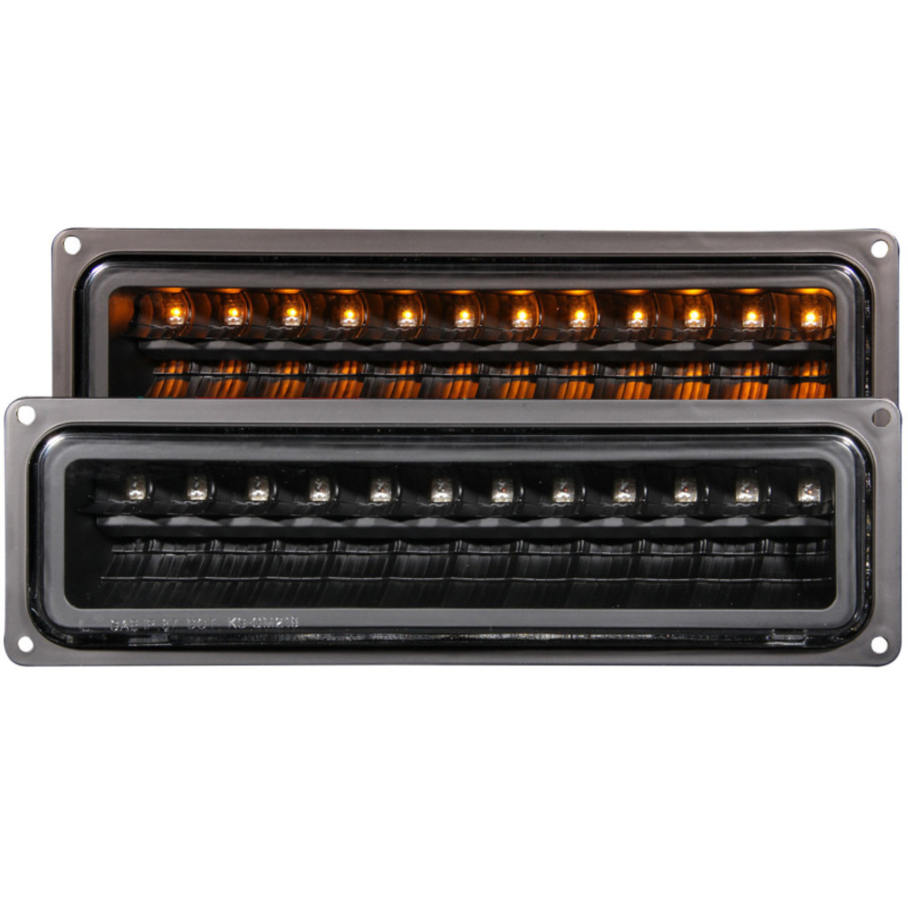 ANZO 1988-1998 Chevrolet C1500 LED Parking Lights Black - 511050