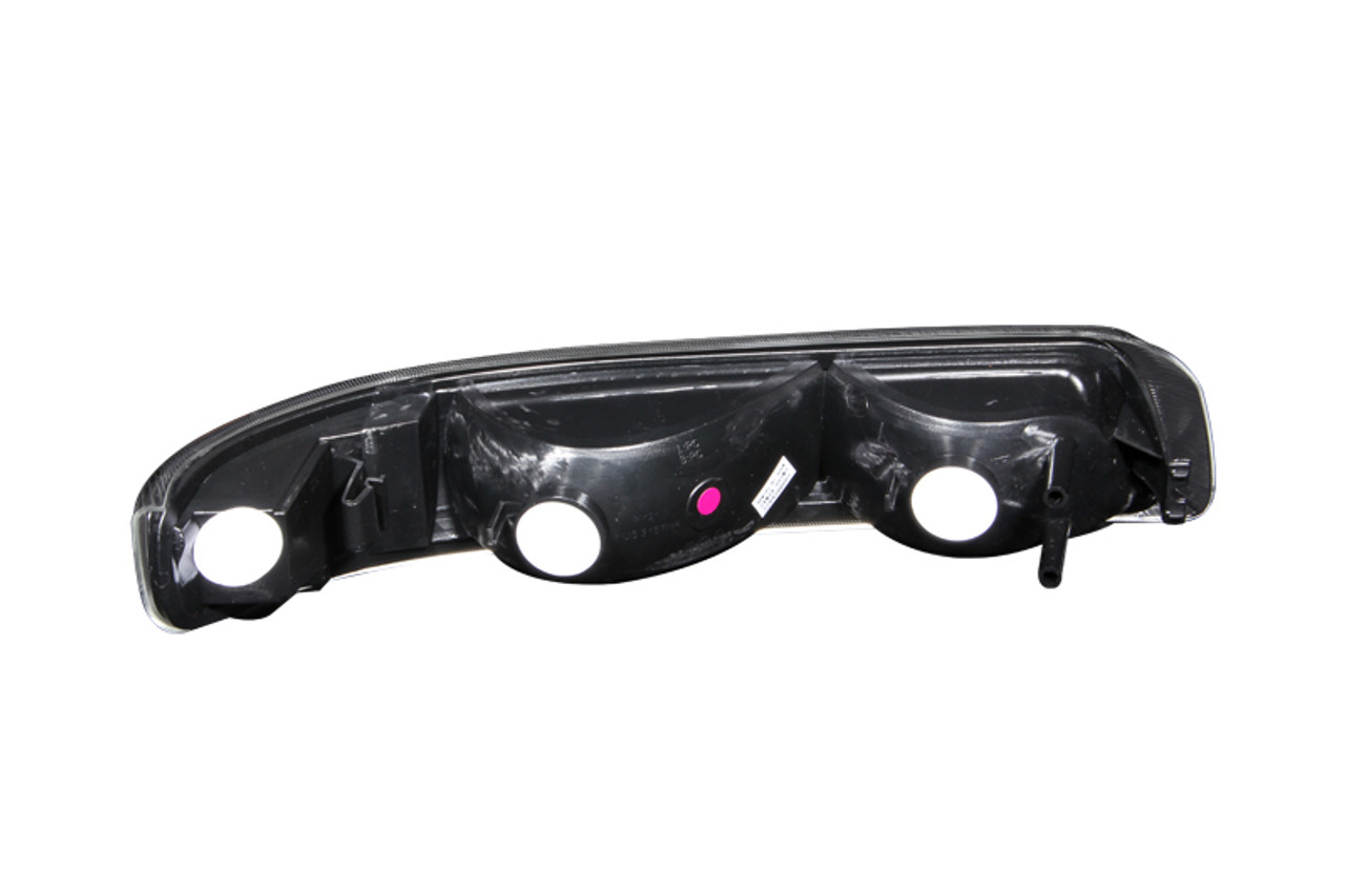 ANZO 1999-2002 Chevrolet Silverado 1500 Euro Parking Lights Black w/ Amber Reflector - 511065