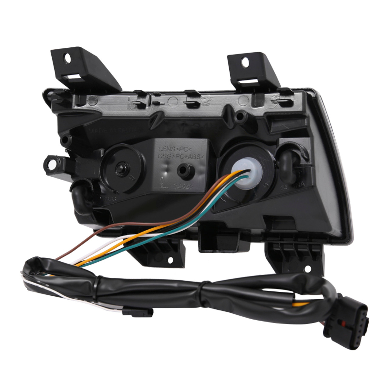 ANZO 18-19 Jeep Wrangler JL LED Chrome Clear w/ Sequential Signal - 511082
