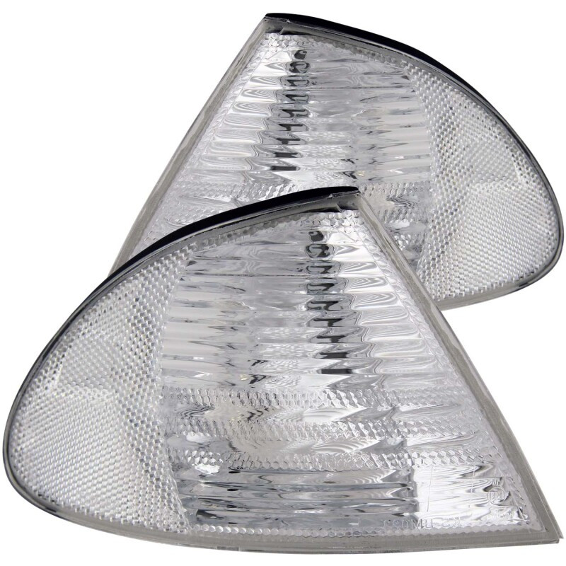 ANZO Corner Lights 1999-2001 BMW 3 Series E46 Euro Corner Lights Chrome - 521006