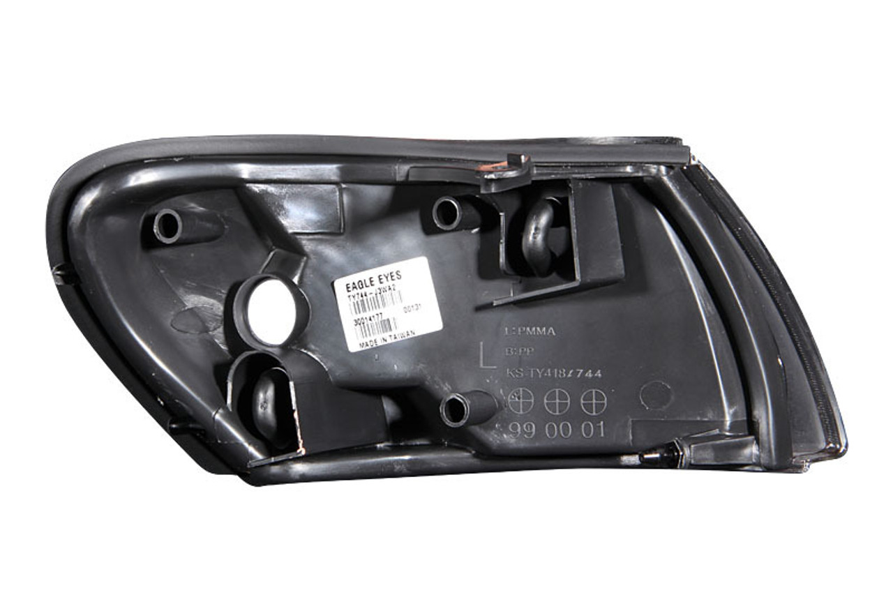 ANZO Corner Lights 1993-1997 Toyota Corolla Euro Corner Lights Black w/ Amber Reflector - 521036