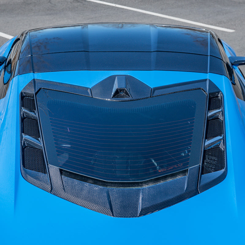 EOS Rear Window Trim - Carbon Fiber - C8 Corvette