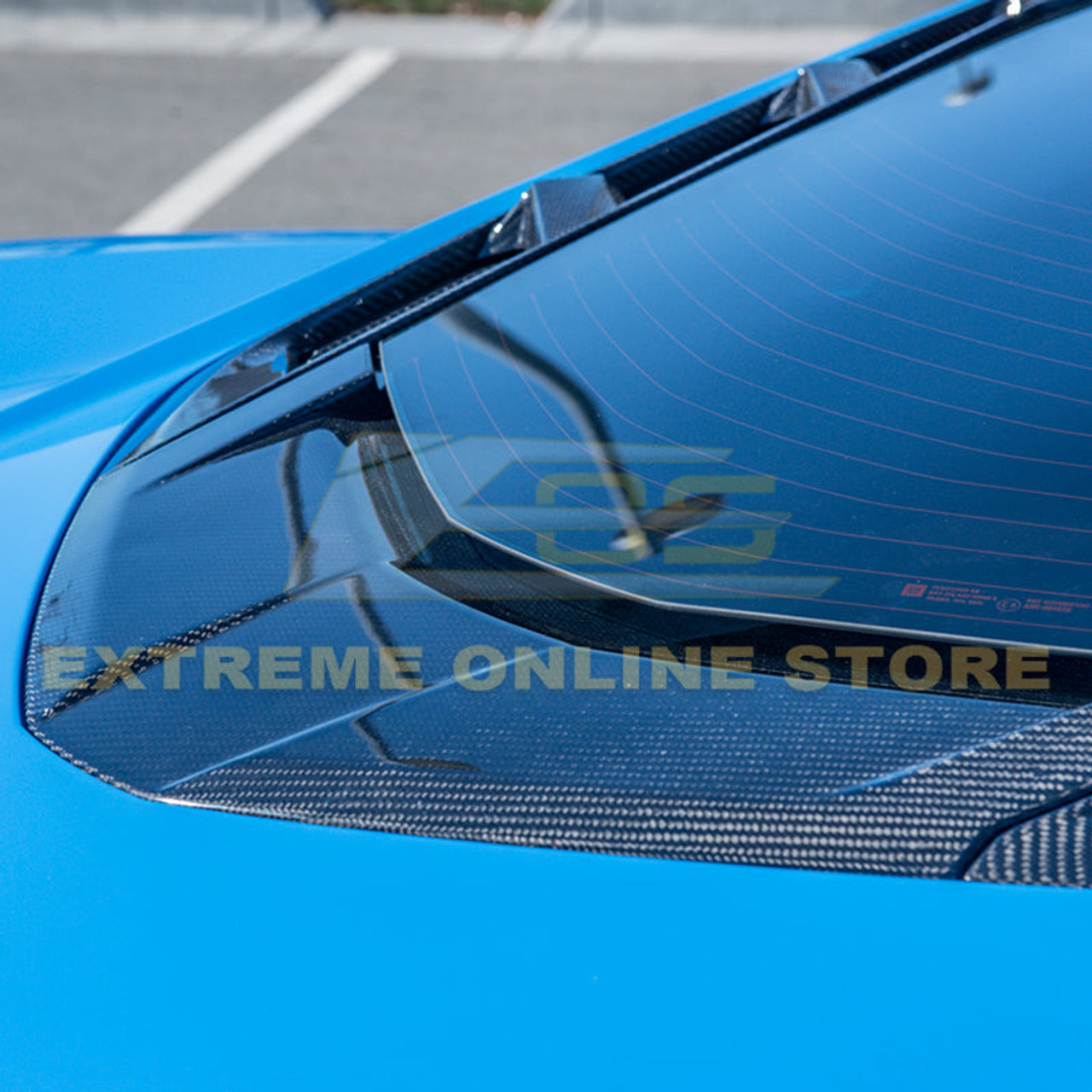 EOS Rear Window Trim - Carbon Fiber - C8 Corvette