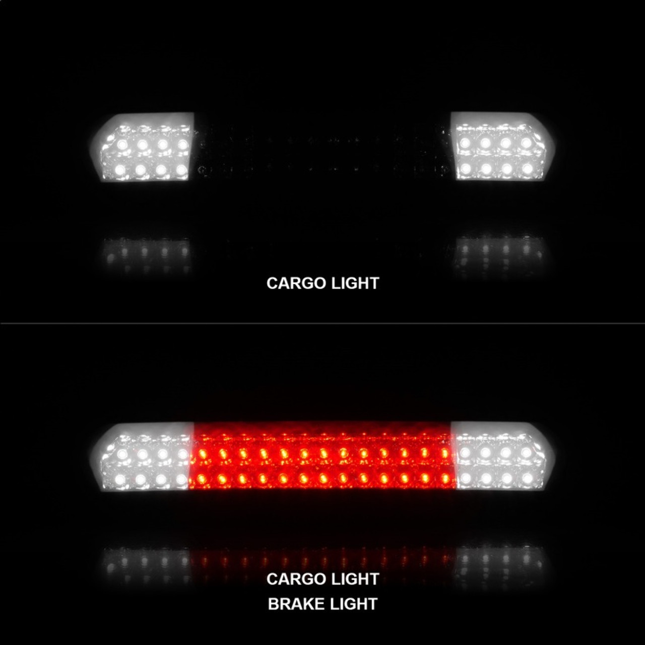 ANZO 2002-2008 Dodge Ram 1500 LED 3rd Brake Light Smoke B - Series - 531081
