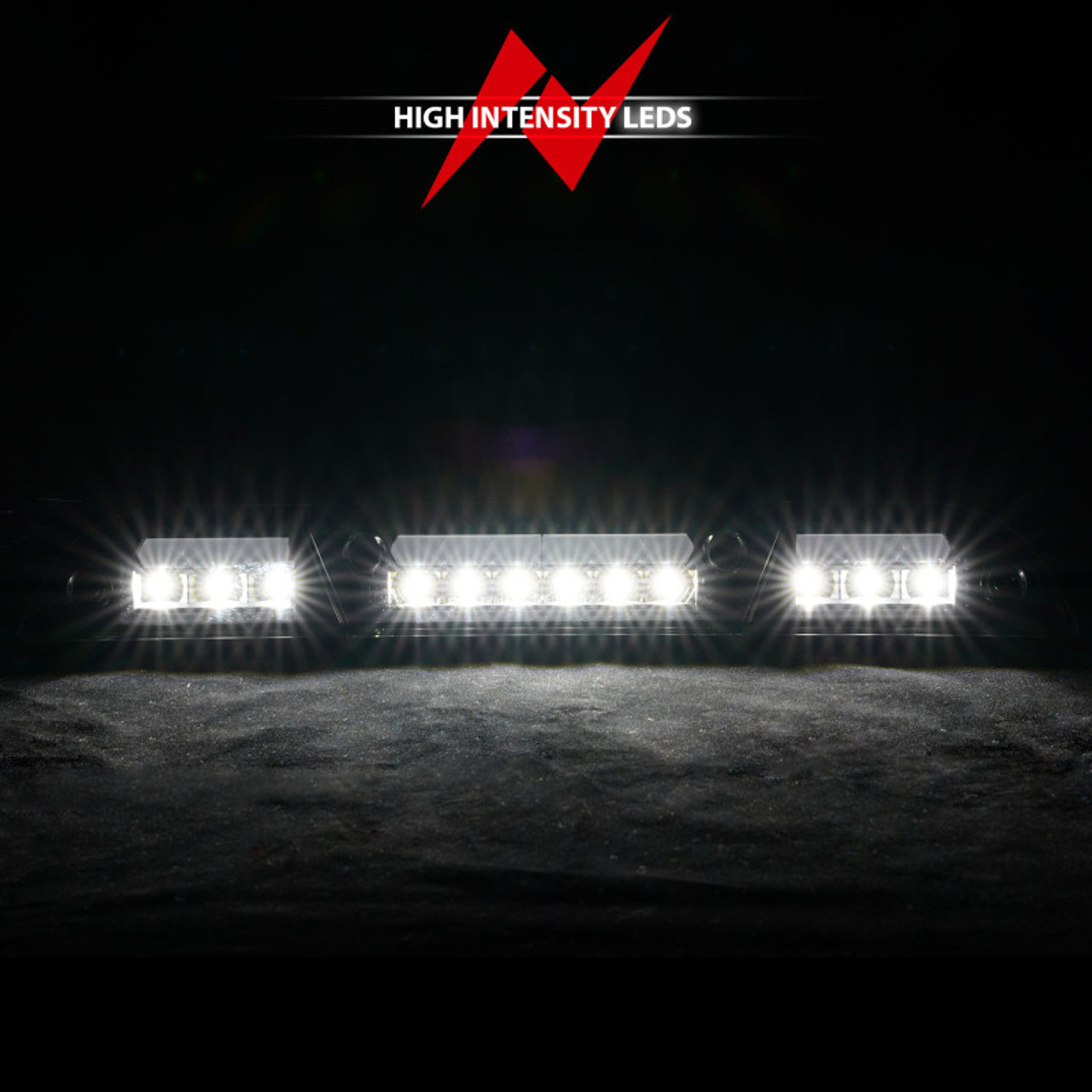 ANZO 15-20 Ford F-250 - F-550 LED Third Brake Light - Black Housing/Clear Lens - 531111