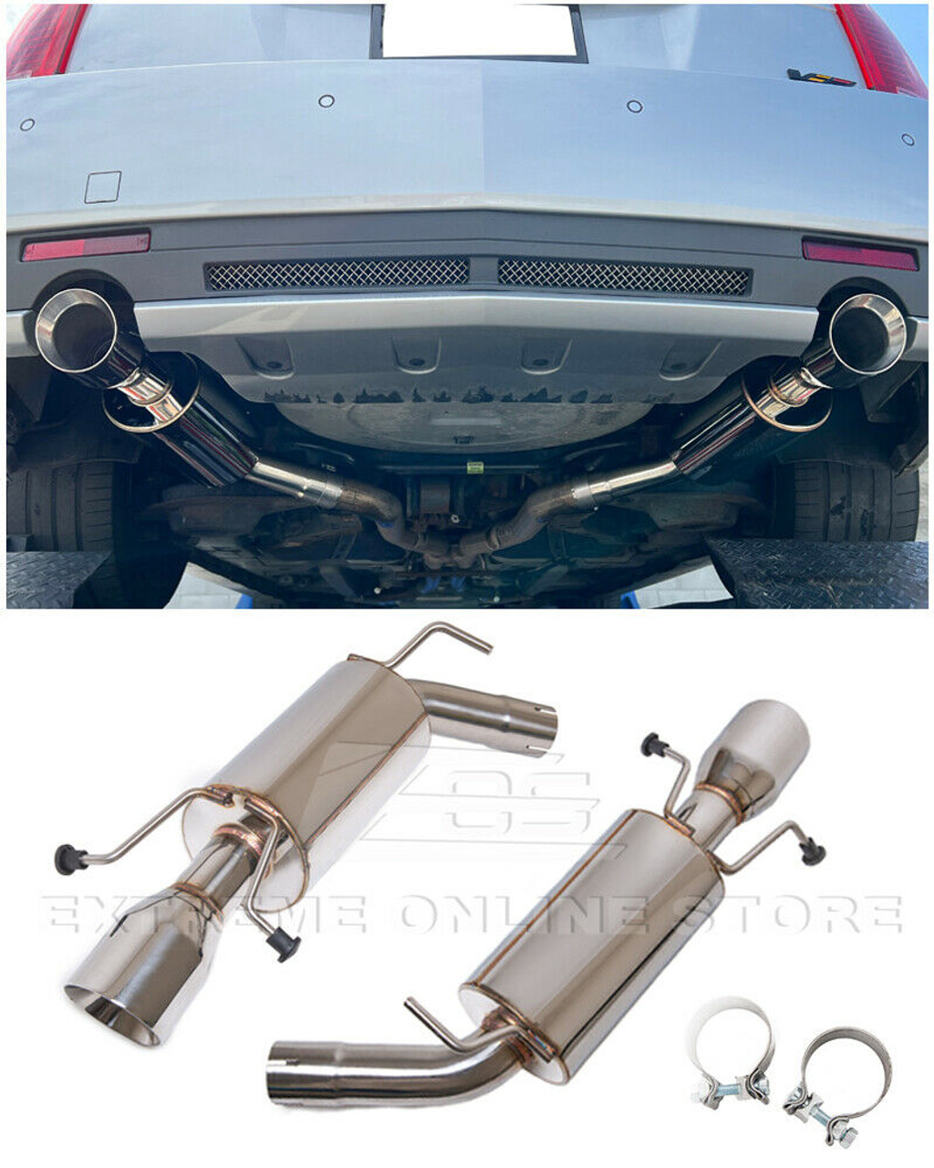 EOS Axleback Exhaust - 09-15 CTS-V Sedan