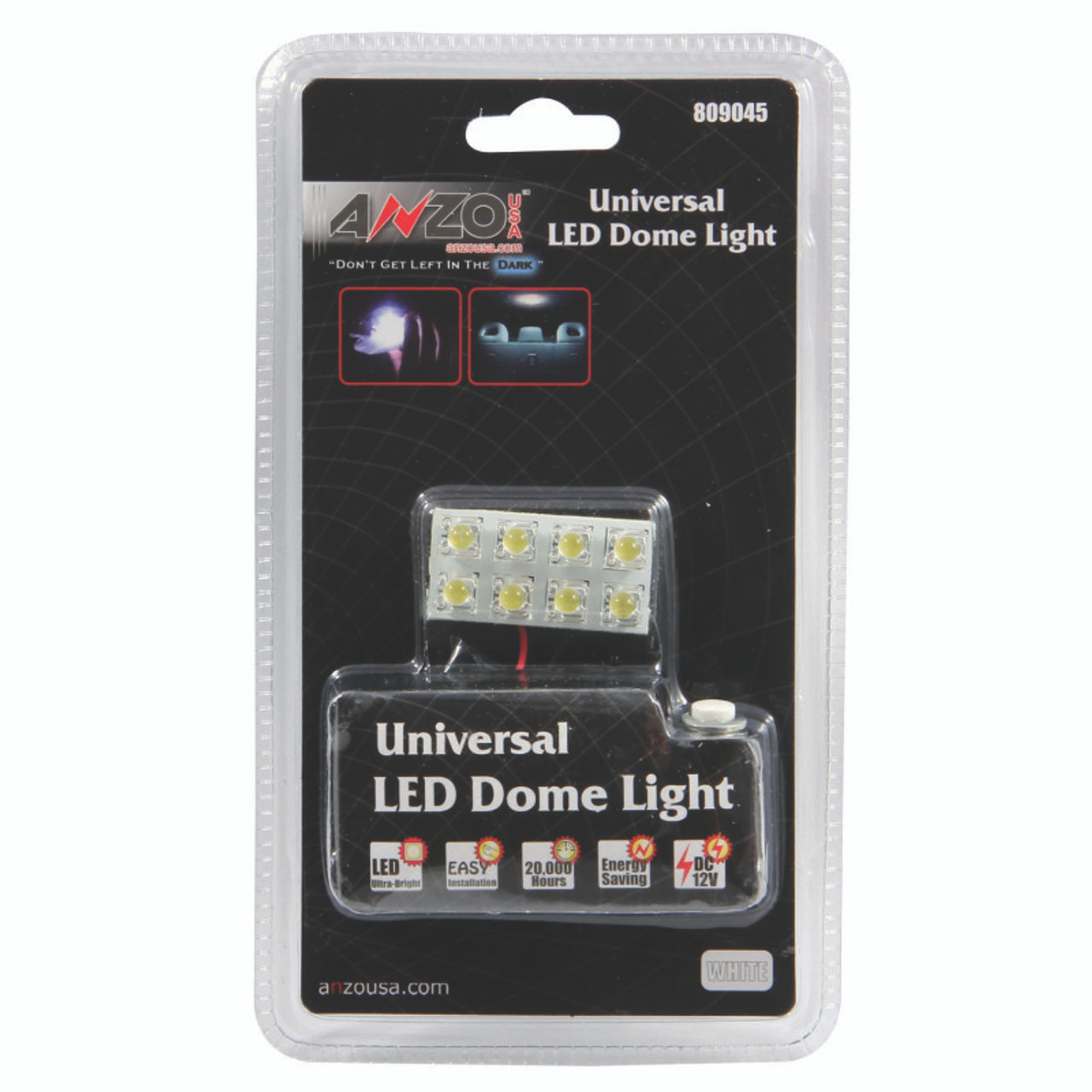 ANZO LED Dome Light Universal LED Dome Light - 8 LED Universal 1.5in x .75in - 809045