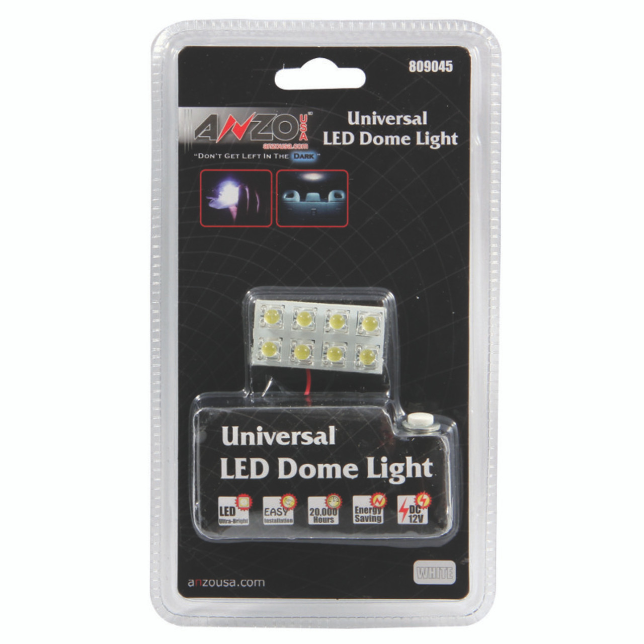ANZO LED Dome Light Universal LED Dome Light - 8 LED Universal 1.5in x .75in - 809045