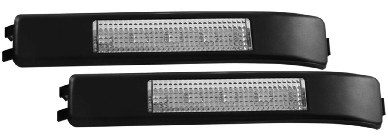 ANZO LED Mirror Lights 2009-2014 Ford F-150 LED Mirror Lights Clear w/ Amber LED - 861115