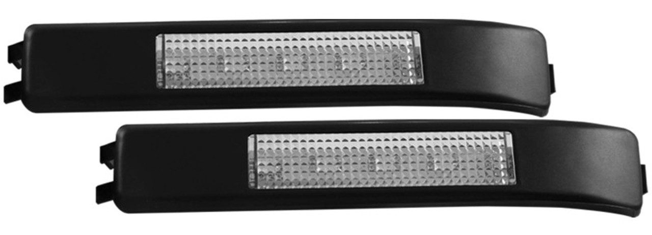 ANZO LED Mirror Lights 2009-2014 Ford F-150 LED Mirror Lights Clear w/ Amber LED - 861115