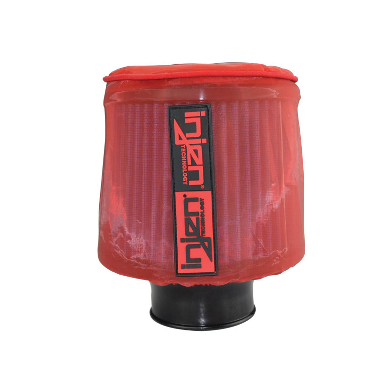 Injen Red Water Repellant Pre-Filter fits X-1021 6in Base / 6-7/8in Tall / 5-1/2in Top - 1037RED