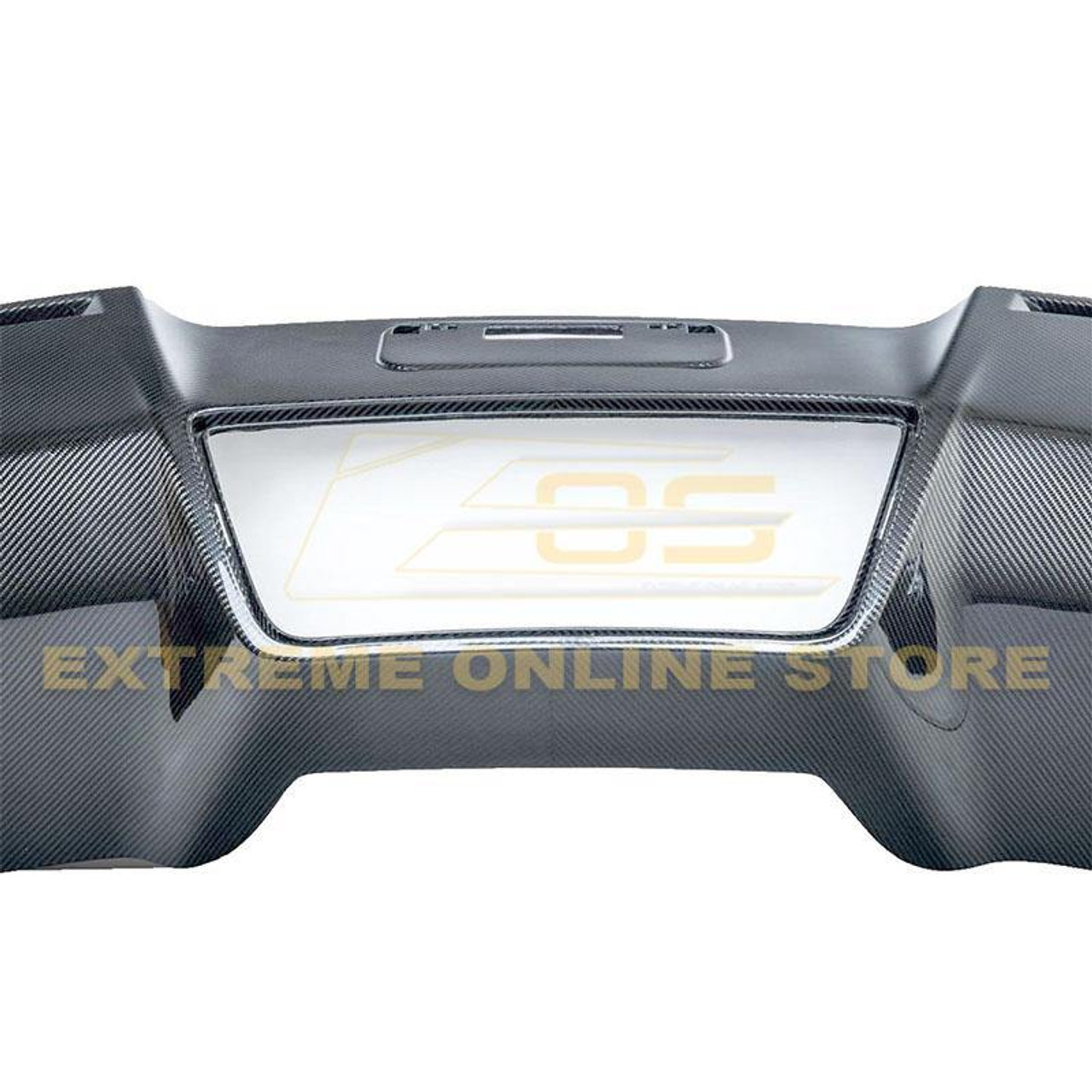 EOS Rear Bumper Diffuser - Carbon Fiber - C7 Corvette