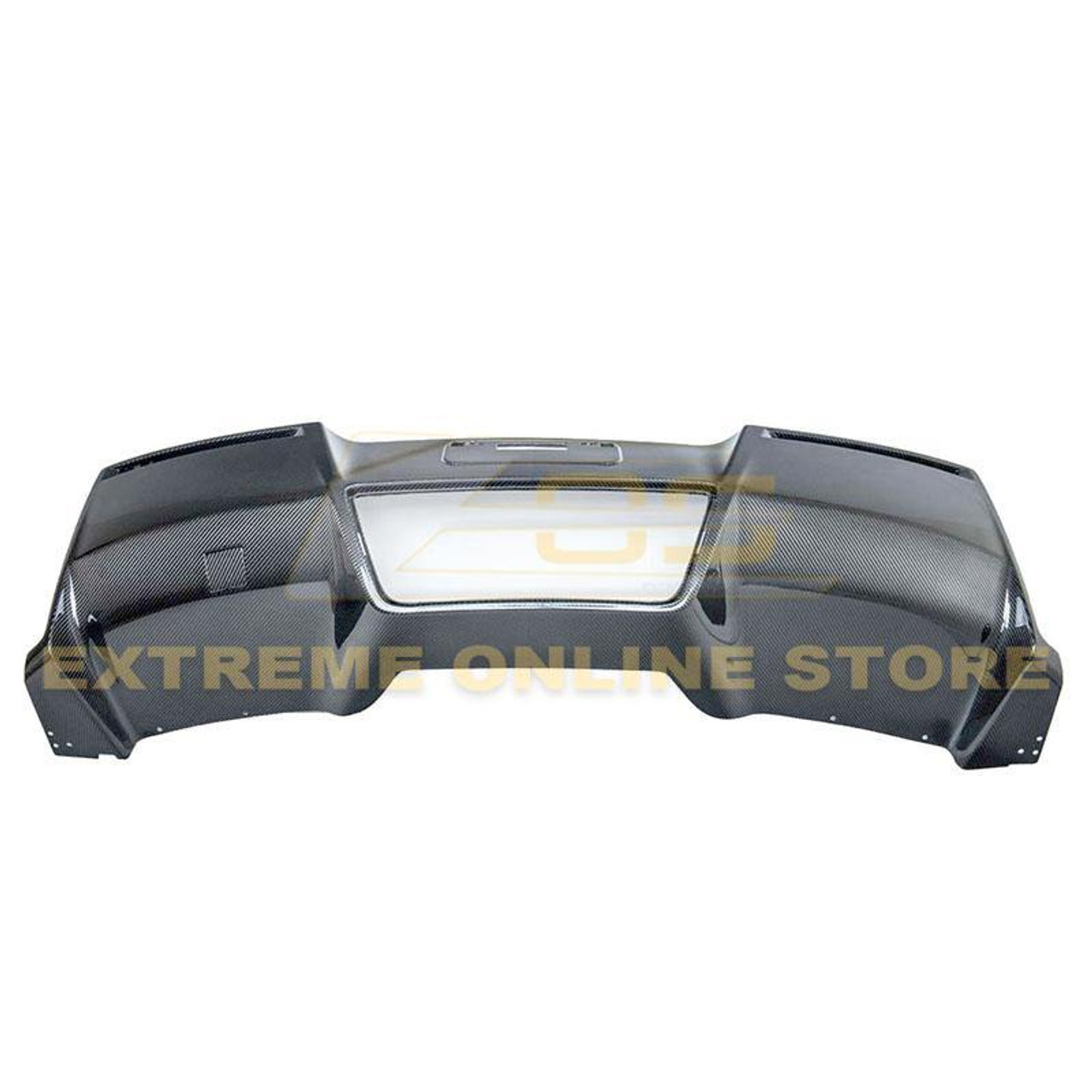 EOS Rear Bumper Diffuser - Carbon Fiber - C7 Corvette