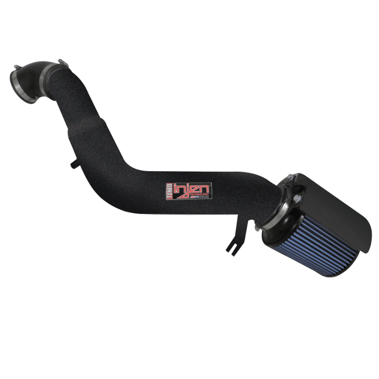 Injen 05-10 Grand Cherokee WK Wrinkle Bk Power-Flow Intake w/ MR Tech & Web Nano Fiber Dry Filter - PF5010WB