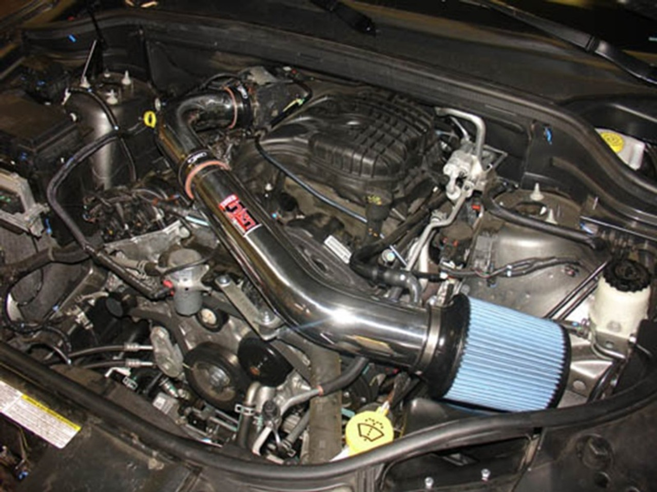 Injen 11 Dodge Durango 3.6L V6 Wrinkle Black Power-Flow Short Ram Intake w/ MR Tech & Nano Filter - PF5020WB