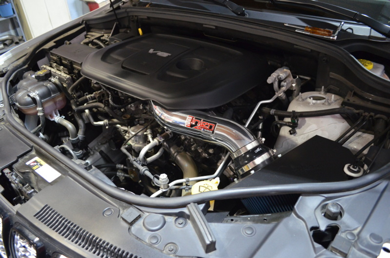 Injen 16-20 Dodge Durango / Jeep Grand Cherokee 3.6L V6 Wrinkled Black PF Short Ram Cold Air Intake - PF5023WB