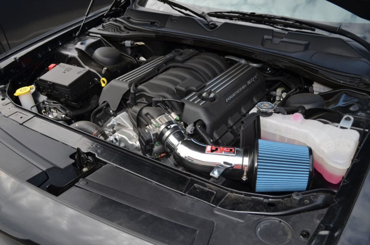 Injen 11-20 Dodge Challenger SRT-8 6.4L V8 Wrinkle Black Power-Flow Short Ram Intake - PF5064WB