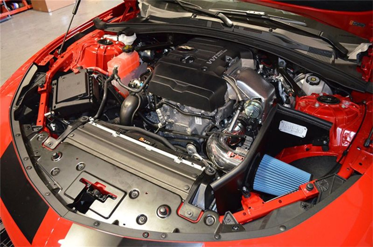Injen 2016+ Chevy Camaro 2.0L Wrinkle Black Power-Flow Air Intake System - PF7017WB