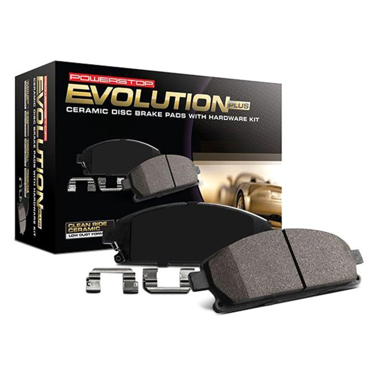 PowerStop Z17 Evolution Ceramic Brake Pads - Front - C8 Corvette Z51