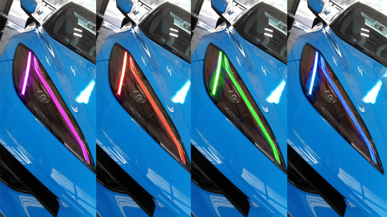 Oracle RGB+A Headlight DRL Kit - ColorShift 2.0 Controller - C8 Corvette