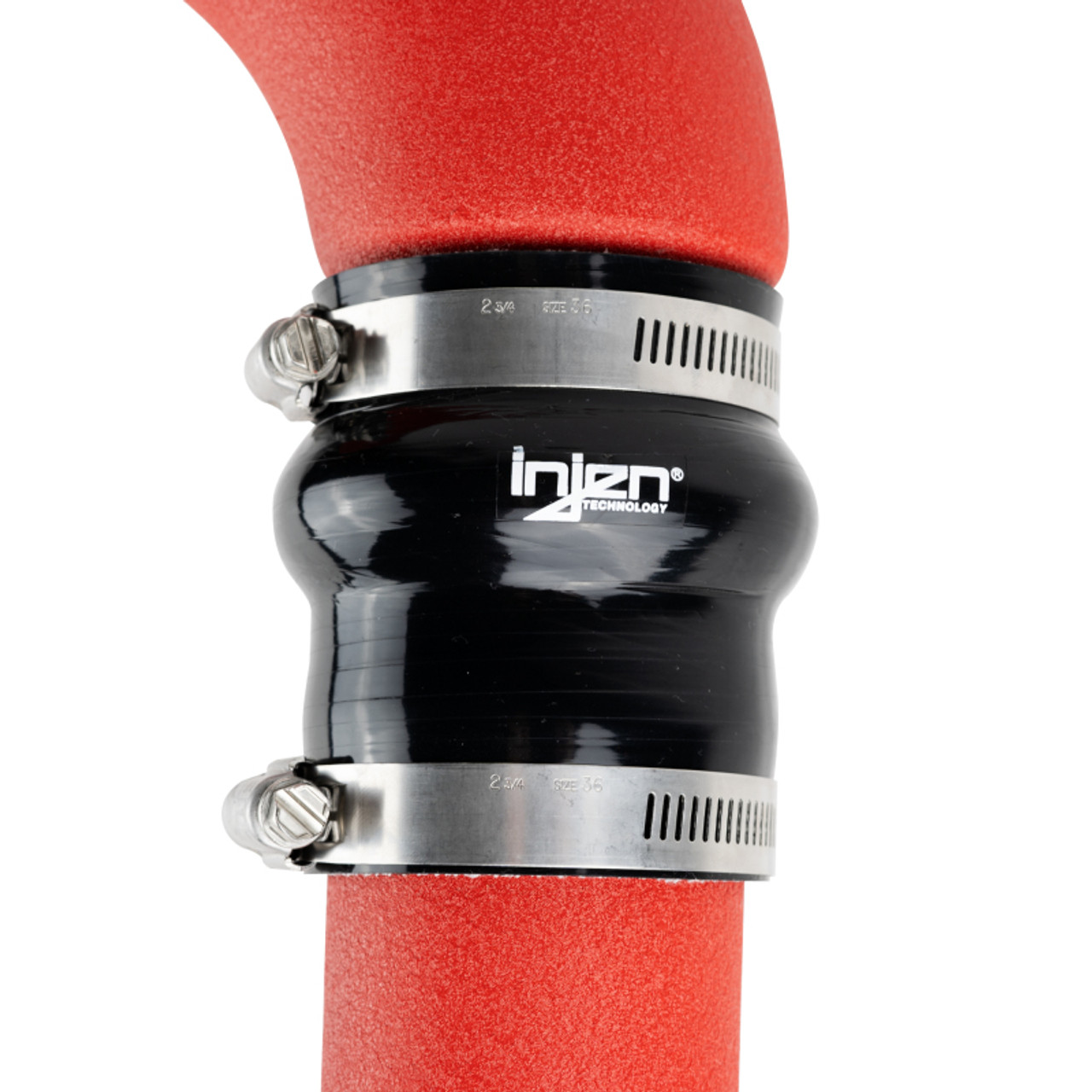 16-20 BMW L6-3.0L/ Turbo/ Twin Turbo/L4-2.0L/ L6-2.5L Wrinkle Red Turbo SES Intercooler Pipes - SES1128ICPWR